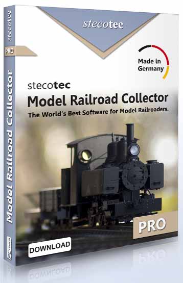 Product cover of Stecotec Model Railroad Collector Pro